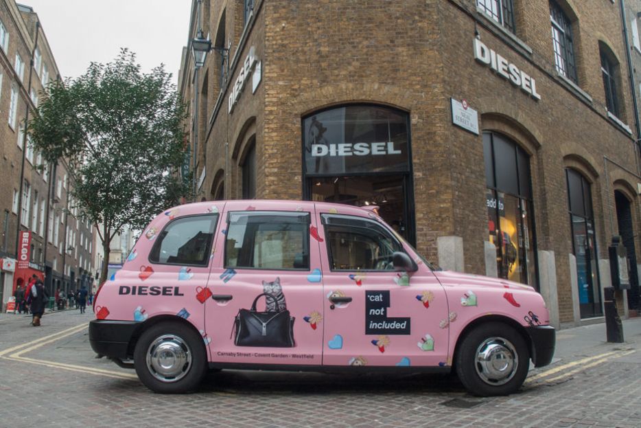 2016 Ubiquitous campaign for Diesel - Carnaby Street - Covent Garden - Westfield