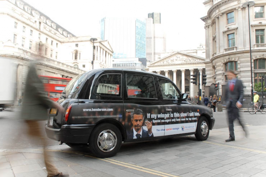2011 Ubiquitous taxi advertising campaign for Henderson - The Other Special Manager