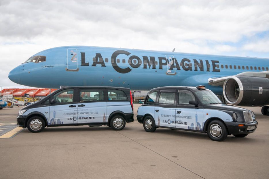 2015 Ubiquitous campaign for La Compagnie - Fly Business To New York For Less