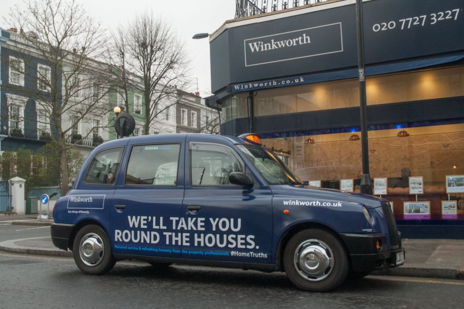 2017 Ubiquitous campaign for Winkworth - We&#039;ll take you round the houses