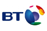 Ubiquitous Taxi Advertising client BT  logo