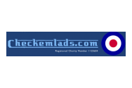 Ubiquitous Taxi Advertising client Check em Lads  logo