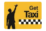 Ubiquitous Taxi Advertising client Get Taxi  logo