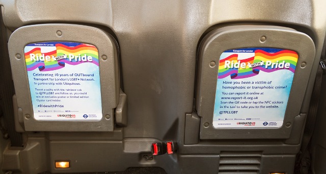 2015 Ubiquitous campaign for Transport for London - IDAHOT - Ride with Pride