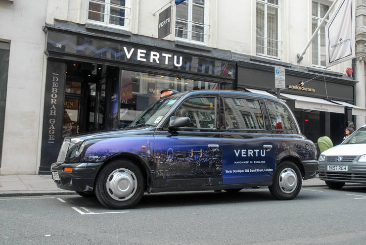 2014 Ubiquitous campaign for Vertu - Handmade in England