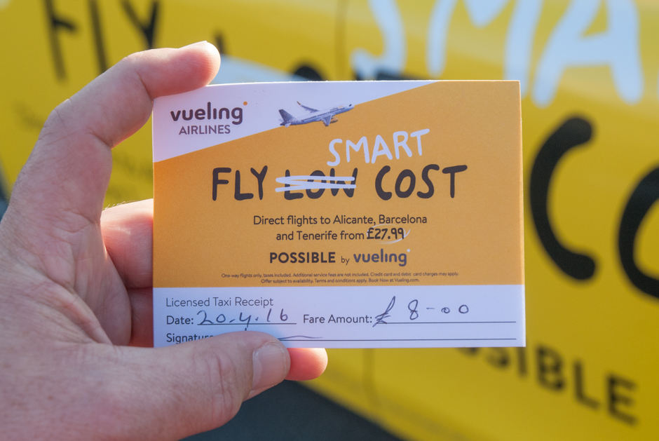 2016 Ubiquitous campaign for Vueling Airlines - vueling.com